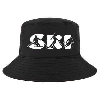 Skiing Clothing For Skiers And Ski Lovers Gift Cool Comfort Performance Bucket Hat