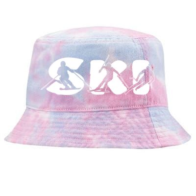 Skiing Clothing For Skiers And Ski Lovers Gift Tie-Dyed Bucket Hat