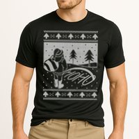Santa Claus Funny Taking A Leak Ho Ho Ho Tree Snow Ugly Christmas Cooling Performance Crew T-Shirt