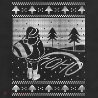 Santa Claus Funny Taking A Leak Ho Ho Ho Tree Snow Ugly Christmas Beanie