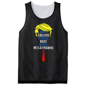 Super Callous Fragile Bigot Sexist HeS Atrocious Mesh Reversible Basketball Jersey Tank