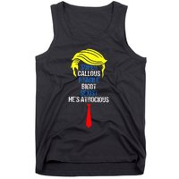 Super Callous Fragile Bigot Sexist HeS Atrocious Tank Top