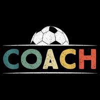 Soccer Coach Funny Retro Vintage Soccer Ball Coaching Bucket Hat
