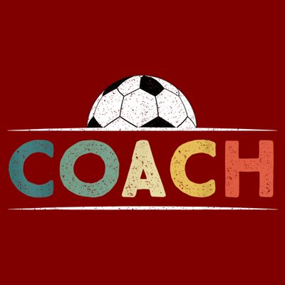 Soccer Coach Funny Retro Vintage Soccer Ball Coaching T-Shirt