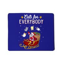 Santa Cats For Everybody Ugly Christmas Sweater Cat Lover Great Gift Mousepad