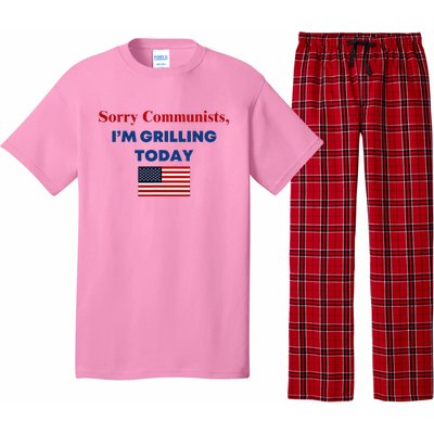 Sorry Communists Funny Grilling Day Design Pajama Set