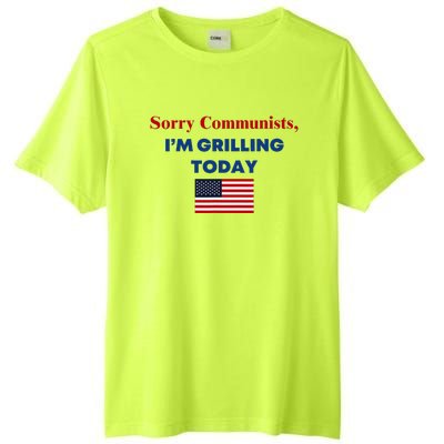 Sorry Communists Funny Grilling Day Design Tall Fusion ChromaSoft Performance T-Shirt