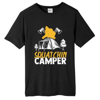 Squatchin Camper Funny Bigfoot Lover Halloween Camping Fan Tall Fusion ChromaSoft Performance T-Shirt