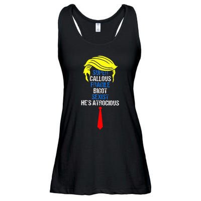 Super Callous Fragile Bigot Sexist HeS Atrocious Ladies Essential Flowy Tank