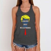 Super Callous Fragile Bigot Sexist HeS Atrocious Women's Knotted Racerback Tank