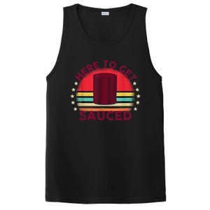 Sauced Cranberry Funny Thanksgiving Holiday Humor Gifts PosiCharge Competitor Tank