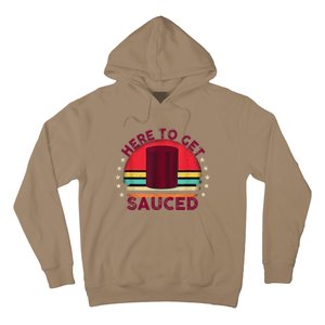 Sauced Cranberry Funny Thanksgiving Holiday Humor Gifts Hoodie