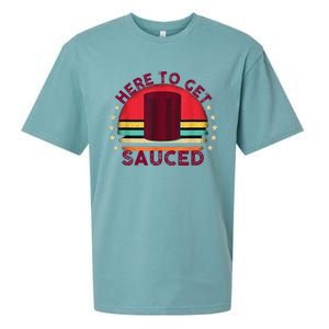 Sauced Cranberry Funny Thanksgiving Holiday Humor Gifts Sueded Cloud Jersey T-Shirt