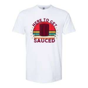 Sauced Cranberry Funny Thanksgiving Holiday Humor Gifts Softstyle CVC T-Shirt