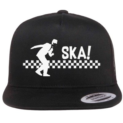 SKA Clothing For Men & Women Reggae Rocksteady Punk Music Flat Bill Trucker Hat