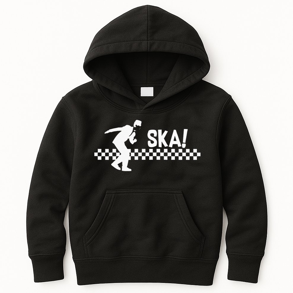 SKA Clothing For Men & Women Reggae Rocksteady Punk Music Kids Hoodie