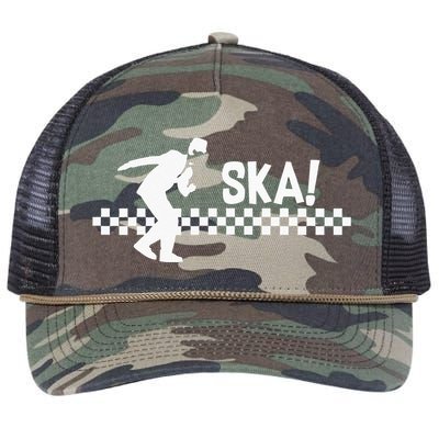 SKA Clothing For Men & Women Reggae Rocksteady Punk Music Retro Rope Trucker Hat Cap