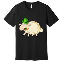 Sheep Celebrate Festival Of St. Patrick Green Gift Premium T-Shirt