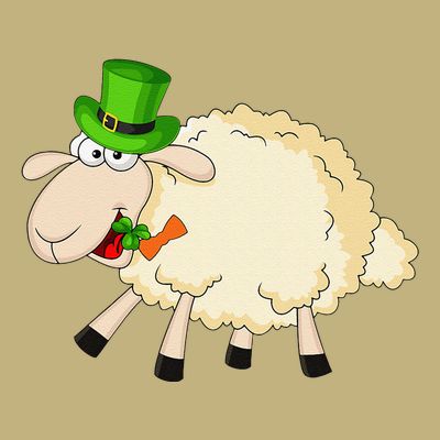 Sheep Celebrate Festival Of St. Patrick Green Gift T-Shirt