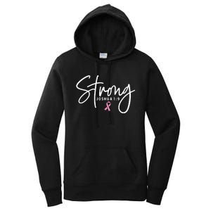 Strong Christian Faith Breast Cancer Survivor Awareness Month Women's Pullover Hoodie