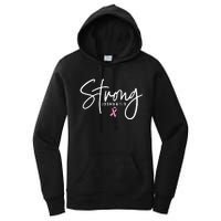 Strong Christian Faith Breast Cancer Survivor Awareness Month Women's Pullover Hoodie