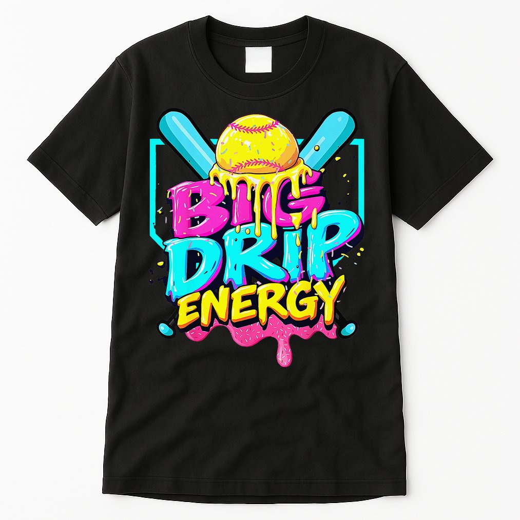 Softball Cute For Ice Cream Cute Softball Gift Tall T-Shirt
