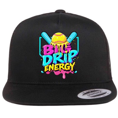 Softball Cute For Ice Cream Cute Softball Gift Flat Bill Trucker Hat
