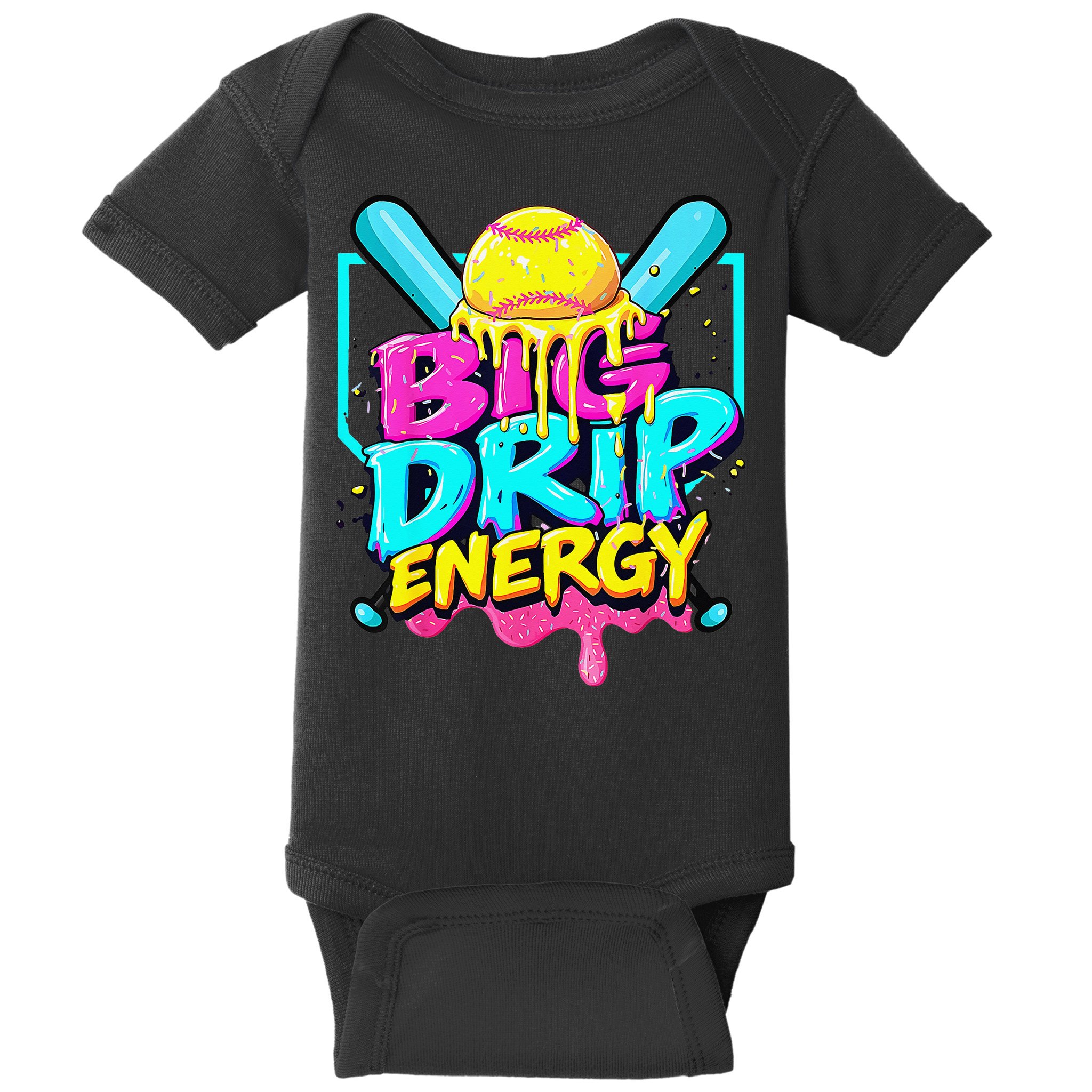 Softball Cute For Ice Cream Cute Softball Gift Baby Bodysuit