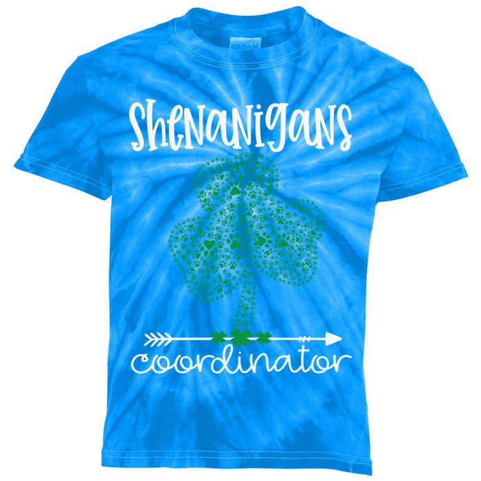 Shenanigans Coordinator Funny Teacher St Patrick's Day Great Gift Kids Tie-Dye T-Shirt