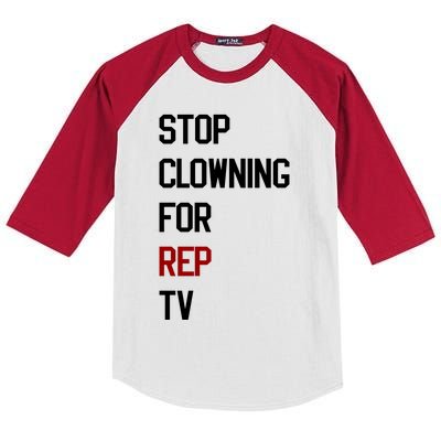 Stop Clowning For Rep Tv Kids Colorblock Raglan Jersey