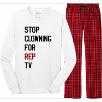 Stop Clowning For Rep Tv Long Sleeve Pajama Set