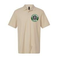 Starbones Coffin Funny Horror Coffee Softstyle Adult Sport Polo