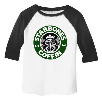 Starbones Coffin Funny Horror Coffee Toddler Fine Jersey T-Shirt