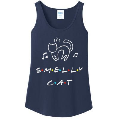 Smelly Cat Funny Quote Gift Ladies Essential Tank