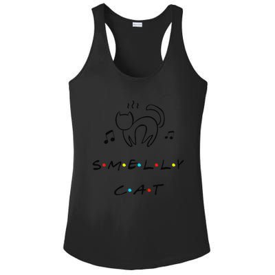 Smelly Cat Funny Quote Ladies PosiCharge Competitor Racerback Tank