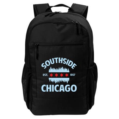 Southside Chicago Flag Skyline Great Gift Backpack