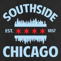 Southside Chicago Flag Skyline Great Gift 11oz C Handle Ceramic Mug