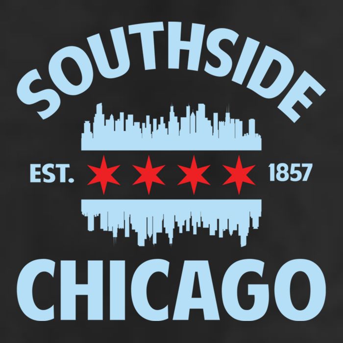 Southside Chicago Flag Skyline Great Gift 11oz C Handle Ceramic Mug