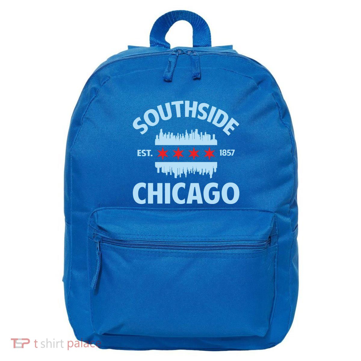 Southside Chicago Flag Skyline Great Gift 16 in Basic Backpack