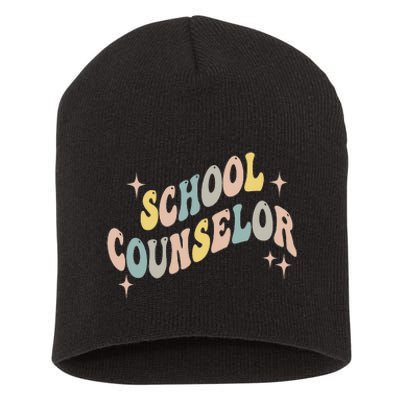 School Counselor For  Guidance Counselor Short Acrylic Beanie