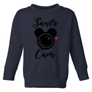 Santa Cam Funny Christmas Holiday Xmas Mice Mouse Toddler Sweatshirt