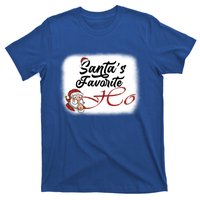 Santa Claus Favorite Ho's Bleached Gift T-Shirt