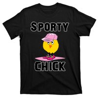 Sporty Chick Fun Womens Sports Cute Pink Softball Cap Shoes T-Shirt