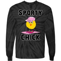 Sporty Chick Fun Womens Sports Cute Pink Softball Cap Shoes Tie-Dye Long Sleeve Shirt