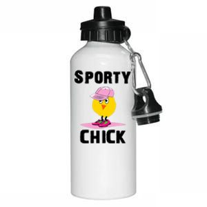 Sporty Chick Fun Womens Sports Cute Pink Softball Cap Shoes Aluminum Water Bottle