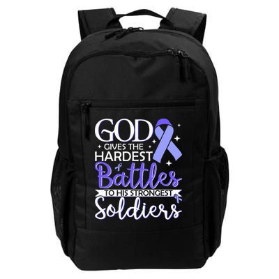 Stomach Cancer Fighter Survivor Periwinkle Ribbon  Backpack
