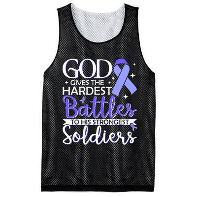Stomach Cancer Fighter Survivor Periwinkle Ribbon  Mesh Reversible Basketball Jersey Tank