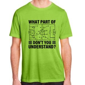 Soccer Coach Funny What Part Of Soccer Dont You Understand Gift Adult ChromaSoft Performance T-Shirt