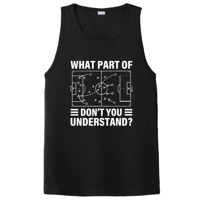 Soccer Coach Funny What Part Of Soccer Dont You Understand Gift PosiCharge Competitor Tank