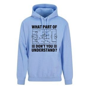 Soccer Coach Funny What Part Of Soccer Dont You Understand Gift Unisex Surf Hoodie